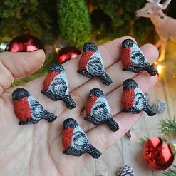 Миниатюра "Снегирь", 2,5х2,5 см, 1 шт (Югарт) Миниатюра "Снегирь", 2,5х2,5 см, 1 шт (Югарт)