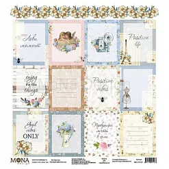 Бумага "Цветочные сны. Карточки" (MonaDesign) Бумага "Цветочные сны. Карточки" (MonaDesign)