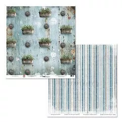 Бумага "Лето-теплом согрето. Микрозелень" (Summer Studio) Бумага "Лето-теплом согрето. Микрозелень" (Summer Studio)