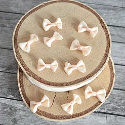 Набор бантиков "Абрикосовые. Мини" Набор бантиков "Абрикосовые. Мини"