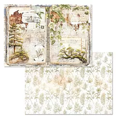 Набор бумаги А4 "Голос природы", 12 листов (ScrapMania) Набор бумаги А4 "Голос природы", 12 листов (ScrapMania)
