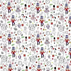 Бумага "Щелкунчик. Праздничный марш" (Polkadot) Бумага "Щелкунчик. Праздничный марш" (Polkadot)