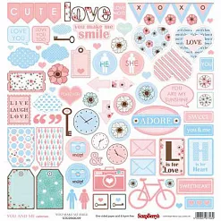 Бумага "Про любовь. Страсть" на английском (ScrapBerry's) Бумага "Про любовь. Страсть" на английском (ScrapBerry's)