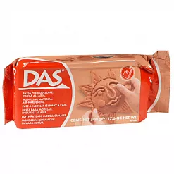 Паста DAS для лепки, цвет терракотовый, 500 гр Паста DAS для лепки, цвет терракотовый, 500 гр