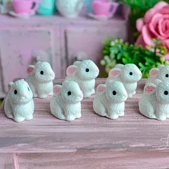 Миниатюра "Кролик сидячий. Белый", 1,8х2 см, 1 шт (Югарт) Миниатюра "Кролик сидячий. Белый", 1,8х2 см, 1 шт (Югарт)