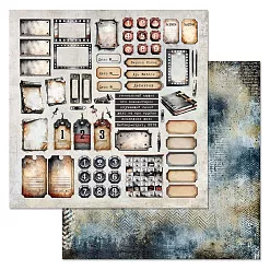 Бумага "Элементарно, Ватсон! Детали" (ScrapMania) Бумага "Элементарно, Ватсон! Детали" (ScrapMania)