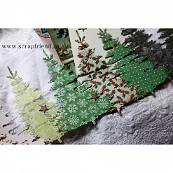 Нож "Ель", 8,5х12 см (Scrapfriend) Нож "Ель", 8,5х12 см (Scrapfriend)