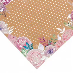 Бумага крафт с голографическим фольгированием "Райский сад" (АртУзор) Бумага крафт с голографическим фольгированием "Райский сад" (АртУзор)