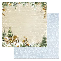 Бумага "Дачный Новый Год. Пушистый снег" (ScrapMania) Бумага "Дачный Новый Год. Пушистый снег" (ScrapMania)