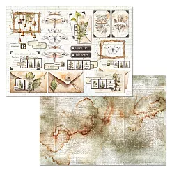 Набор бумаги А4 "Голос природы", 12 листов (ScrapMania) Набор бумаги А4 "Голос природы", 12 листов (ScrapMania)