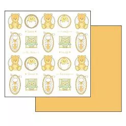 УЦЕНКА Бумага "Мишка, цыпленок,сова, зайчик" (Stamperia) УЦЕНКА Бумага "Мишка, цыпленок,сова, зайчик" (Stamperia)