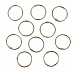 Набор колец для альбома "Серебро", диаметр 3,5 см, 10 шт (АртУзор)