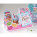 Набор бумаги 30х30 см с наклейками "Cream & sugar", 11 листов (Doodlebug)