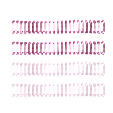 Набор пружин для брошюровщика, цвет розовый, диаметр 1,58 см, 4 шт (We R Memory Keepers)