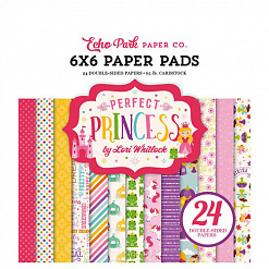 Набор бумаги 15х15 см "Perfect princess", 24 листа (Echo Park)