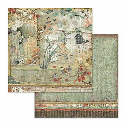 Набор бумаги 30х30 см "Oriental Garden", 10 листов (Stamperia)