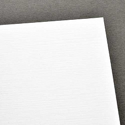 Заготовка для открытки 10х21 см с текстурой льна, цвет белый (ScrapMania)