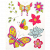 Набор штампов "Бабочки и цветы" (АртУзор)