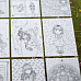 Набор бумаги А4 для раскрашивания "Santoro. Почтовые карточки", 24 листа (DoCrafts)