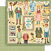 Набор бумаги 20х20 см "Penny's Paper Doll Family", 24 листа (Graphic 45)