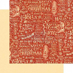 Набор бумаги 15х15 см "St. Nicholas. Рождественский", 36 листов (Graphic 45)