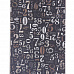 Набор ткани на клеевой основе 10,5х15 см "Буквы, ноты, цифры, текст" (Рукоделие)