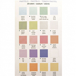 Набор кардстока 30х30 см "Pastel", 60 листов (American Crafts)