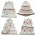 Наклейки объемные "Свадебные торты" (EKS)