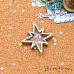 Шейкер "Дачный Новый Год. Звезда остроконечная маленькая", 7,8х7,8 см (ScrapMania)