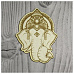 Украшение из чипборда "Индийский слон 2" (GoldenHands)