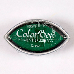 Штемпельная подушечка ColorBox, сочно-зеленая (Green)