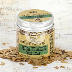Топпинг мерцающие хлопья "Mica flakes. Gold leaf" (Prima Marketing)