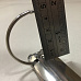 D-образный кольцевой механизм, 2 кольца, диаметр 40 мм, длина 13 см, цвет серебро