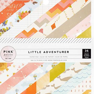 Набор бумаги 15х15 см "Little Adventurer. Girl", 36 листов (Pink Paislee)