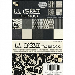 Набор бумаги 11,5х16,5 см "La creme mat", 72 листа (DCWV)