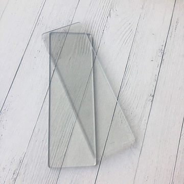 Набор прозрачных пластин 6,5х20 см, толщина 4 мм (Россия)
