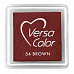 Подушечка чернильная пигментная Versacolor, размер 2,5х2,5 см, цвет коричневый