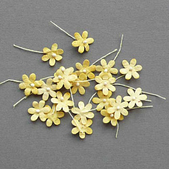 Набор маленьких цветов "Бледно-желтые", 20 шт (Craft)