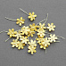 Набор маленьких цветов "Бледно-желтые", 20 шт (Craft)