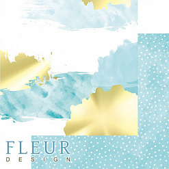 Набор бумаги 15х15 см "Pretty tiffany", 24 листа (Fleur-design)