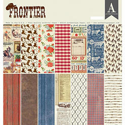 Набор бумаги 30х30 см "Frontier", 27 листов (Authentique)
