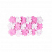 Набор бумажных цветочков "Светло-розовый и розовый" (ScrapBerry's)