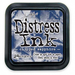 Штемпельная подушечка Distress Ink Кусочки сапфира (Chipped Sapphire)