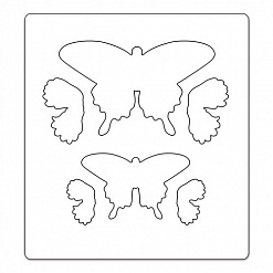 Форма для вырубки "Бабочки" (Sizzix)