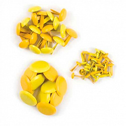 Набор брадсов "Лимонно-желтые" (We R)