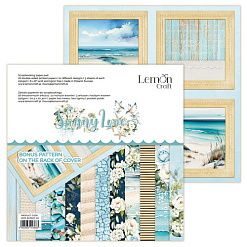 Набор бумаги 20х20 см "Sunny love", 18 листов (Lemon Craft)