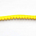 Лента с помпошками "Желтая", ширина 1 см, длина 90 см