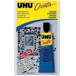 Клей прозрачный для мозаики UHU "Creativ", 33 мл (UHU)