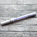 Маркер лаковый с тонким наконечником 0,75 мм, цвет серебряный (Marvy Uchida)