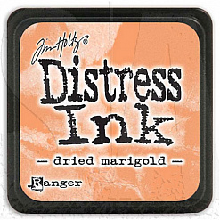 Штемпельная подушечка мини Distress Ink "Dried Marigold" (Ranger)